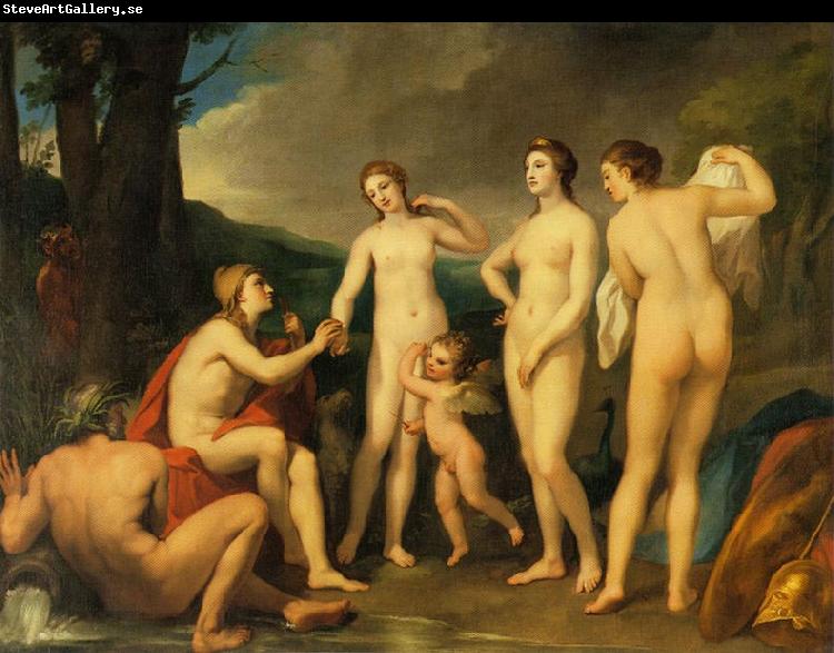 Anton Raphael Mengs The Judgment of Paris, painting by Anton Raphael Mengs, now in the Eremitage, St. Petersburg